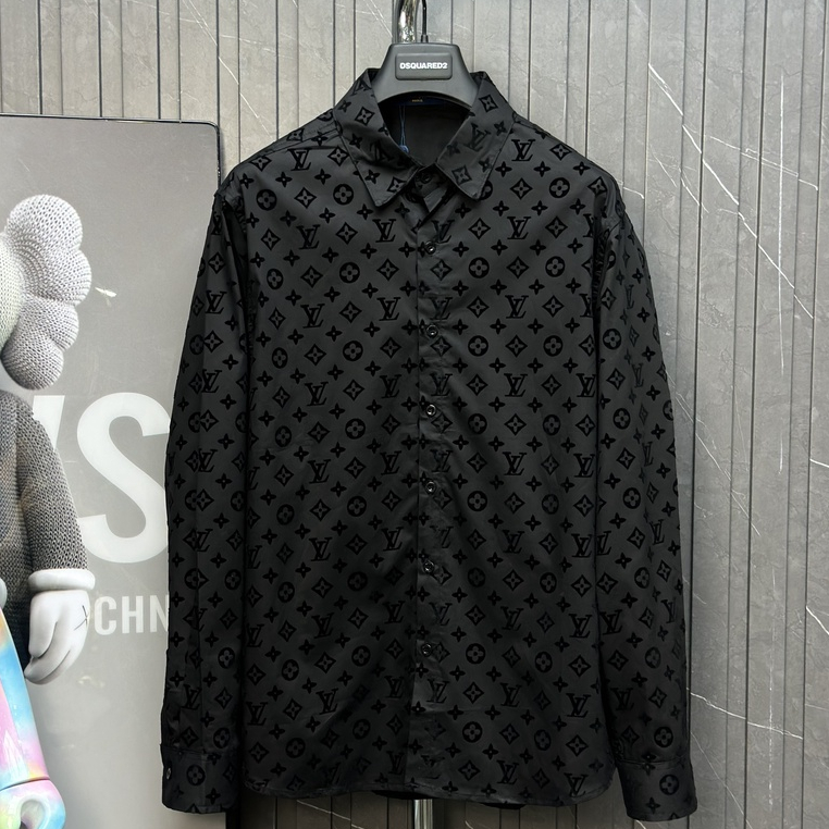 Áo sơ mi Louis Vuitton họa tiết hoa LV full LA 1-1 on web