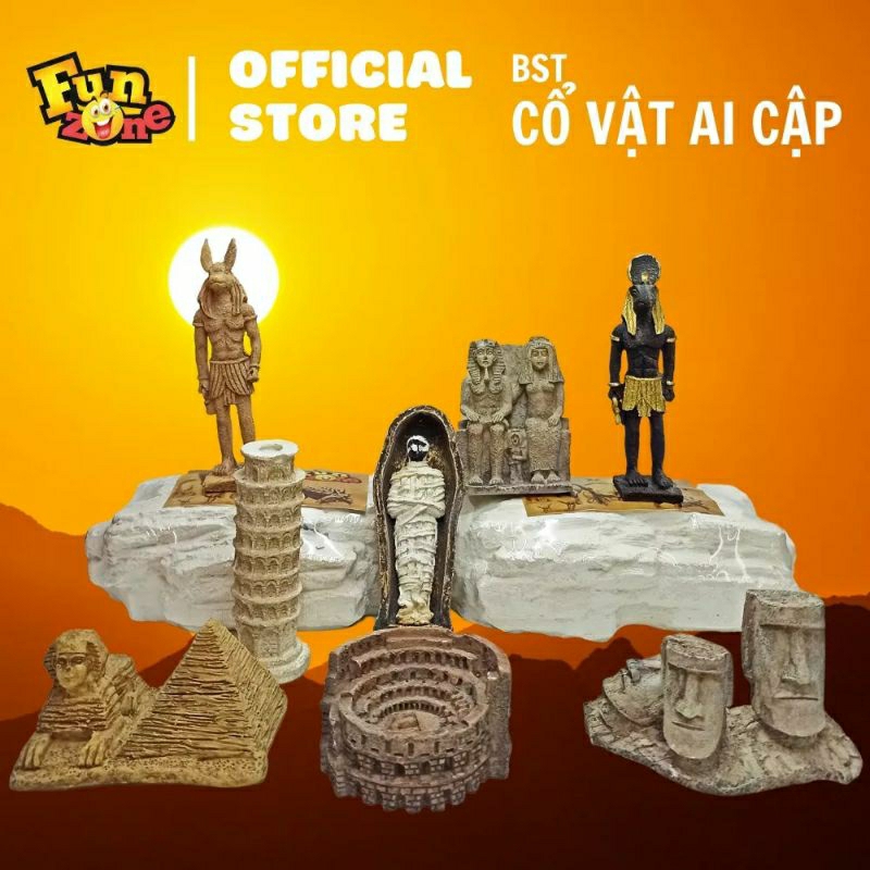 Đồ chơi khảo cổ Ai Cập cổ đại (Lớn) full set dụng cụ DIY, đồ chơi giáo dục STEM