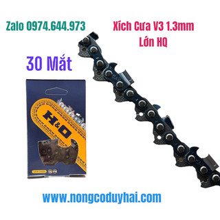 Sên (xích) máy cưa || loại đại v3 chân 72 3/8 || dùng cho cưa xích đi khai thác 381-382-361-365-028-026-024