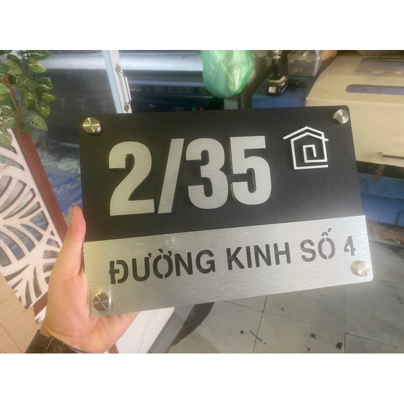 Số nhà hiện đại, sô nhà alu, mica, sô nhà đẹp