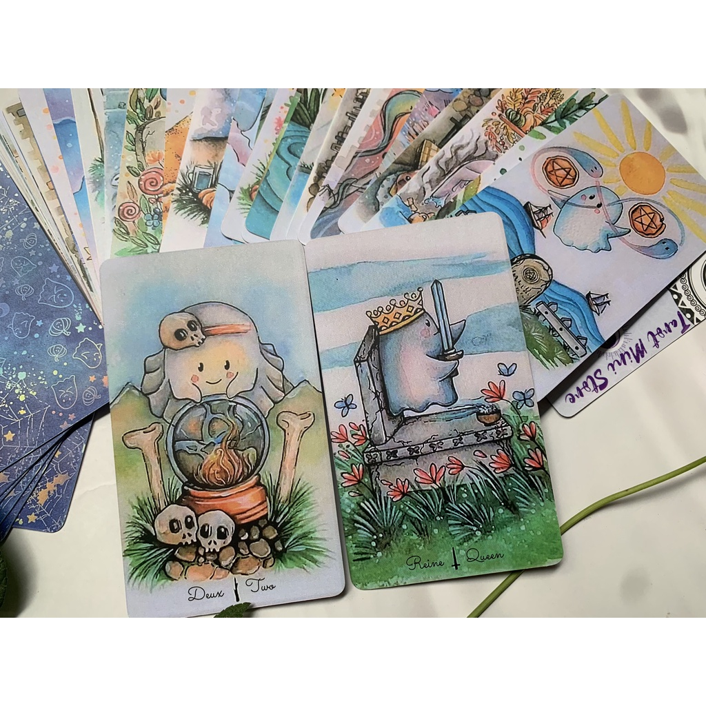Bộ Bài Boo Tarot Size Gốc 7x12cm Siêu Hiếm