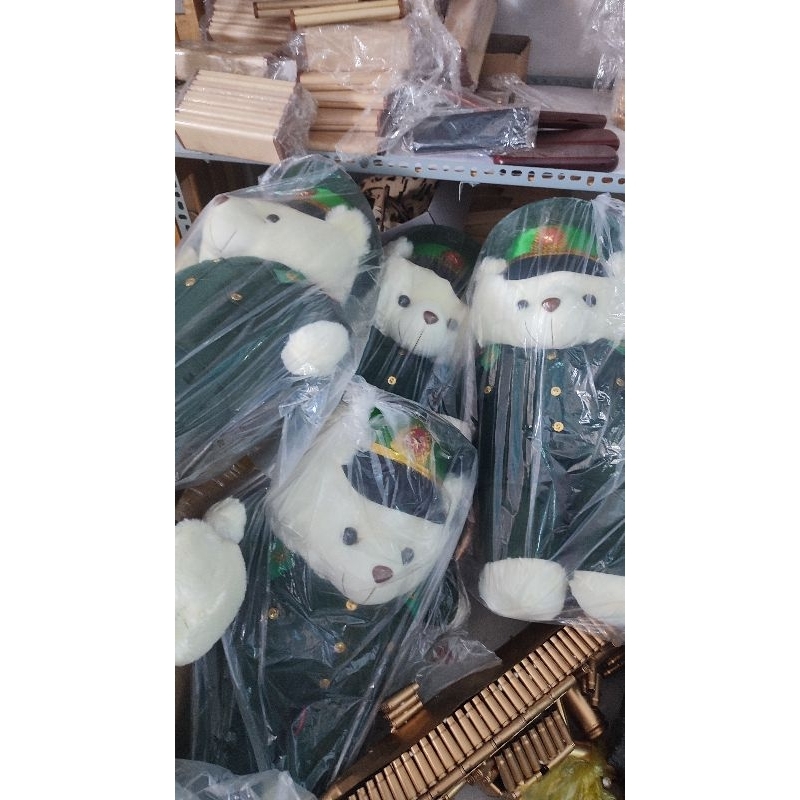 Gấu bông biên phòng có in tên (bán sỉ)