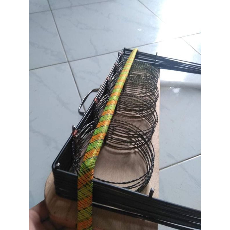 Thòng khung bẫy quốc chồn đa đa khoen đồng hàn bộ 10 khung 50 vòng bề ngang 9cm