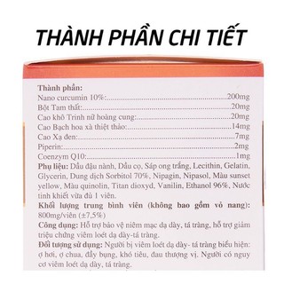 NANO CURCUMIN TEX TAM THẤT XẠ ĐEN