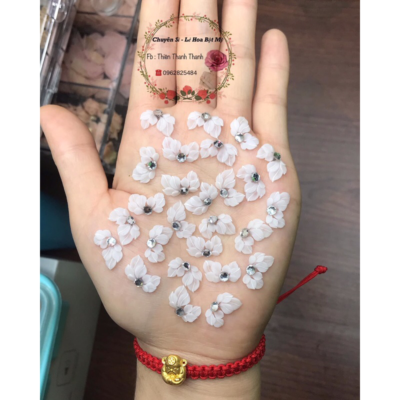 Hoa Bột Gắn Móng Nail.(Bông Bột gắn Móng)