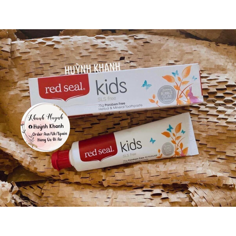 (BillChemsit) Kem đánh răng Red Seal Kids Úc dành cho trẻ em - Date 2025