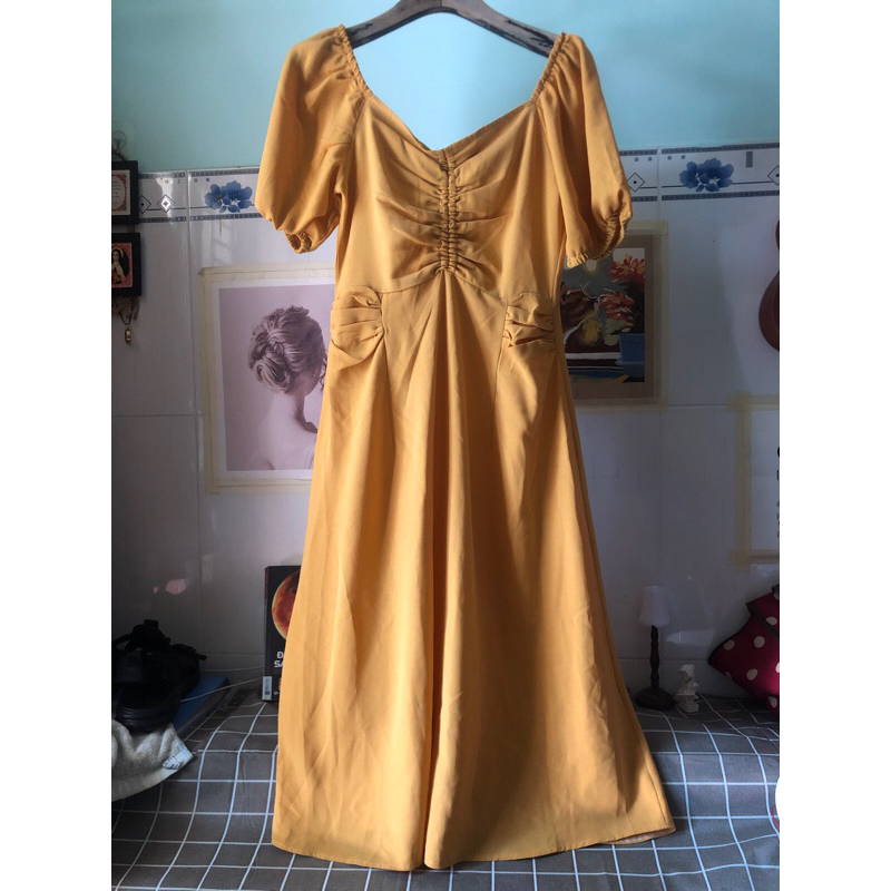 Đầm xô dáng dài 2hand hàng hiệu tuyển PD01