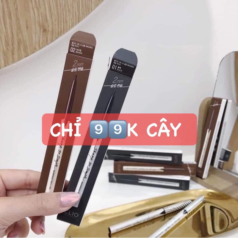 Chì Kẻ Mắt Chống Nước Clio Sharp So Simple Waterproof Pencil Liner