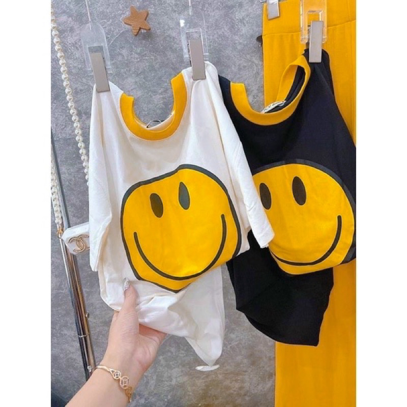 SET QUẦN LOE MẶT CƯỜI PHỐI VIỀN TÚI ZIP SIÊU XINH A10