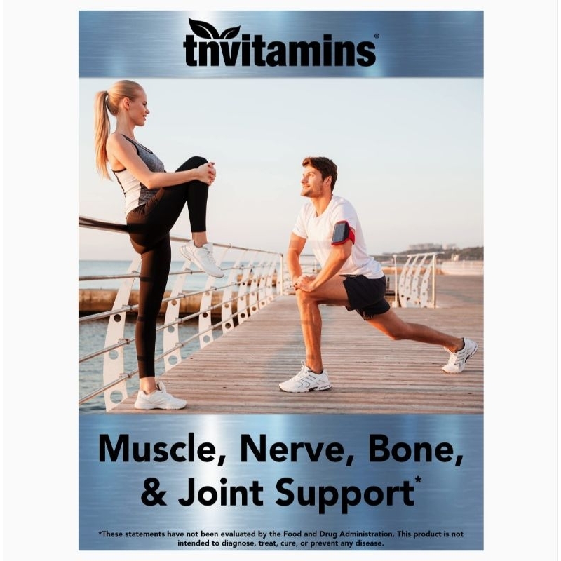 Viên Uống Magnesium Glycinate 300mg Tăng Cơ, Ngủ ngon, Khỏe Tim, Cân Bằng Cảm Xúc tnvitamins