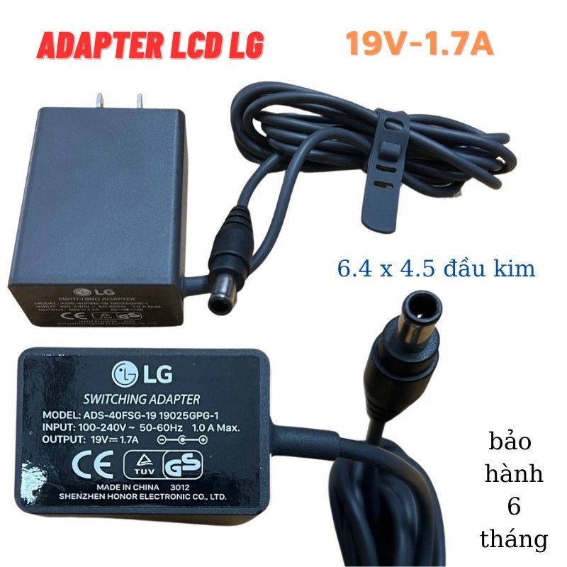 ADAPTER LCD LG ZIN 19V-1.7A ĐẦU KIM