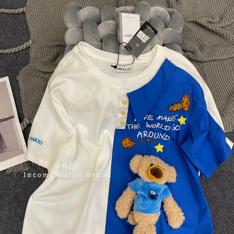 Áo Phông Gấu 13DE MARZO Phối Màu Hot Hit