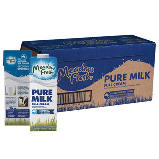 [Sua Tươi Nhập ] 1 thùng sữa tươi Meadow Fresh 1 Lít nguyên kem không đường - Pure Milk - Nhập Khẩu Úc/ Newzealand.