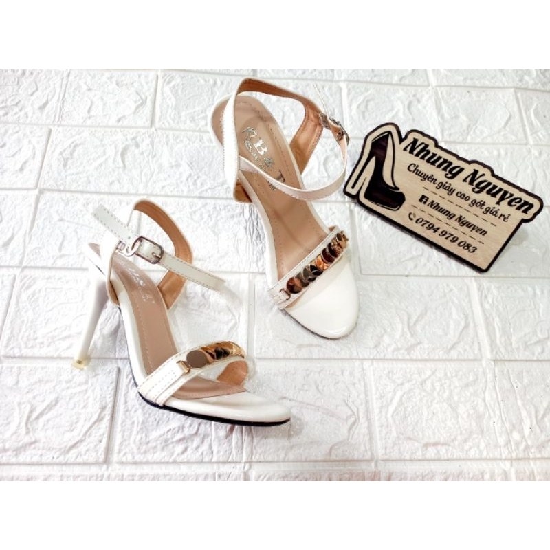 Sandals gót nhọn 8 phân