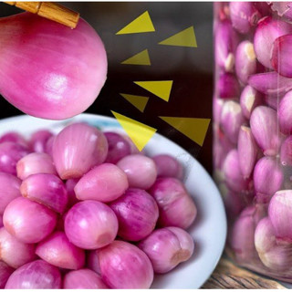 Hành củ ngâm giấm 500gr chua ngọt giòn nhà làm