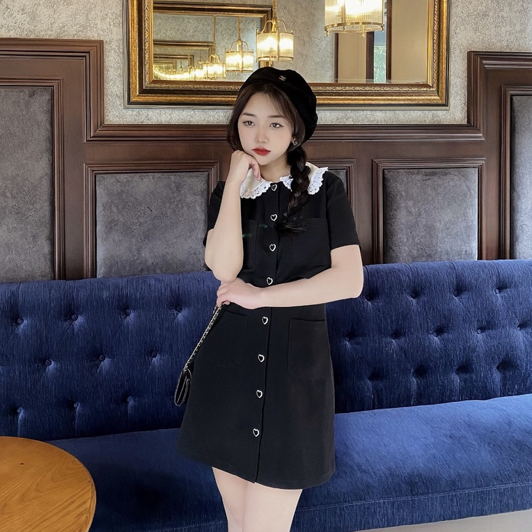 Váy Thiết Kế DEETIE Phối Cổ Trắng Tiểu Thư Dễ Thương, Chất Liệu Cao Cấp Cho Nàng Đi Làm, Đi Chơi - DT.V02 | BigBuy360 - bigbuy360.vn