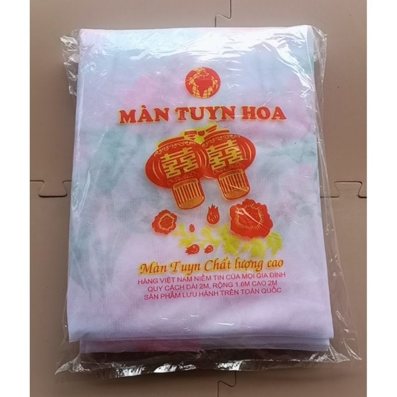 Màn Tuyn Hoa Chống Muỗi, Mùng ,Màn Tuyn Chống Muỗi  Không Cửa Đầy Đủ Kích Thước