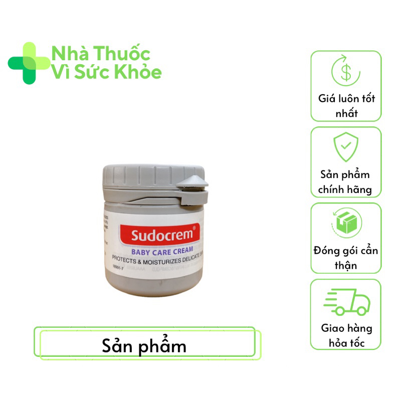 Kem chống hăm tã em bé Sudocrem (Hộp 60g)