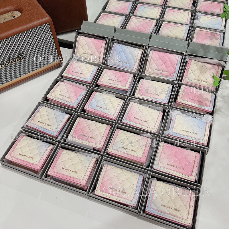 Ví CNK Hồng Radom Màu Full Box