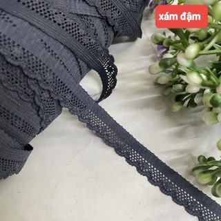 Ren thun viền , phụ liệu may vá  , size 1  cm( dây 10 mét)