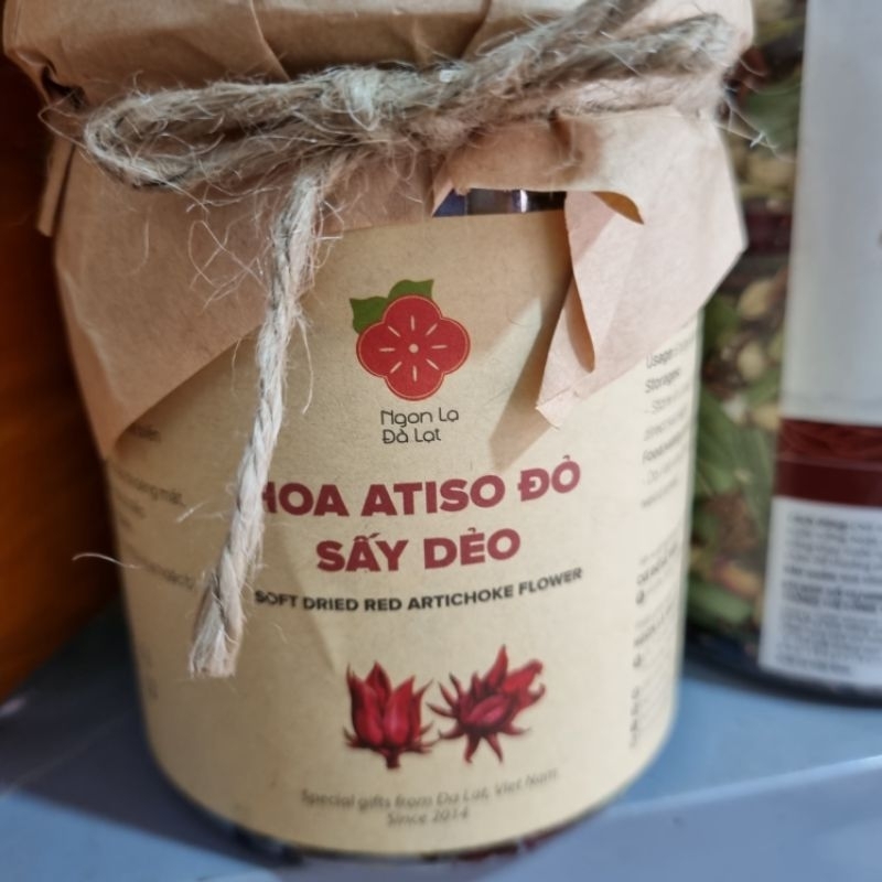 Hoa Atiso đỏ sấy dẻo (mứt hoa hồng)