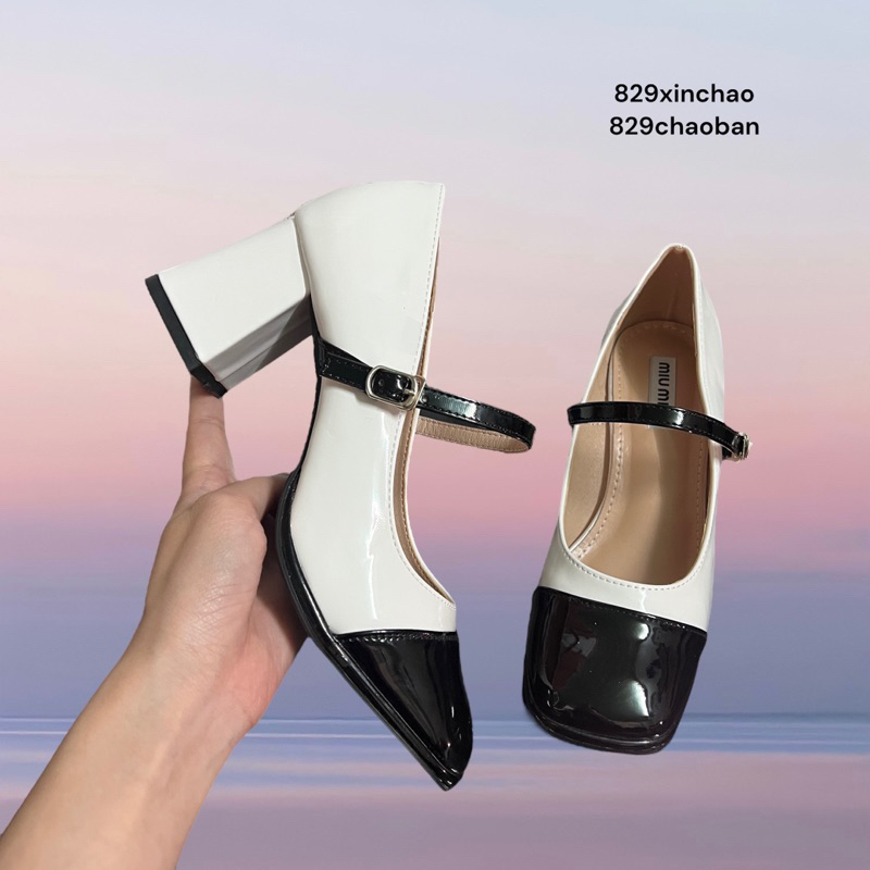 Giày mõm tròn | giày Ulzzang xanh basic 💕 sục độn đế 3cm 😘 slip on 🎢 BASIC SHOES