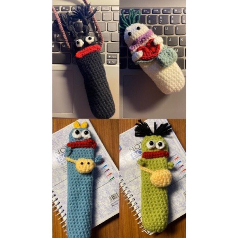 Túi đựng son bằng len handmade