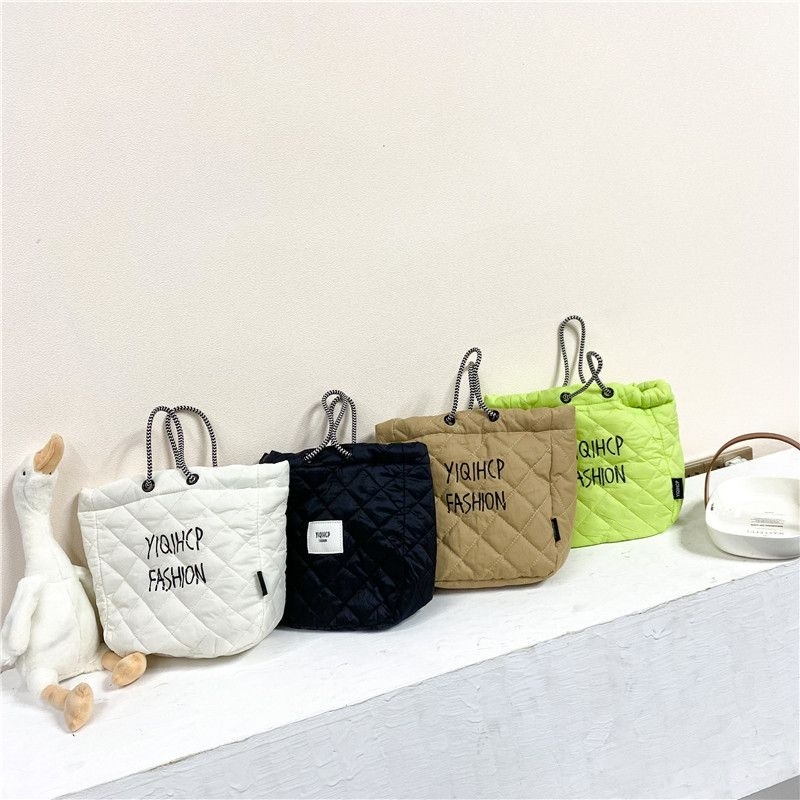 Túi tote trần bông cầm tay, đeo vai cho bé