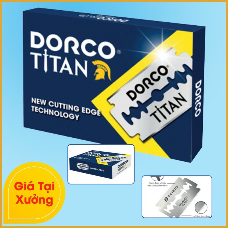 Lam siêu bén DORCO titan ,treet cam, Gillette siêu bén