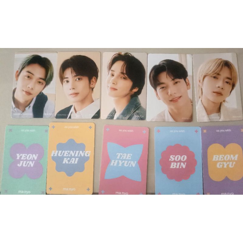 Thẻ ảnh txt ft manyo official photocard round 3 chính hãng siêu đẹp ❤️