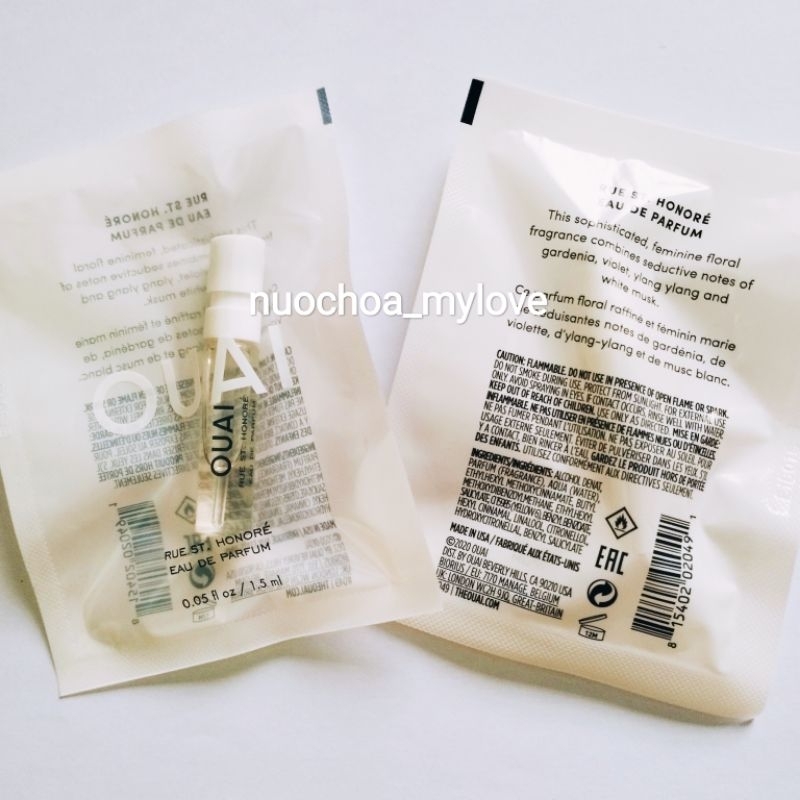 Vial mẫu thử nước hoa Ouai Rue St Honoré EDP