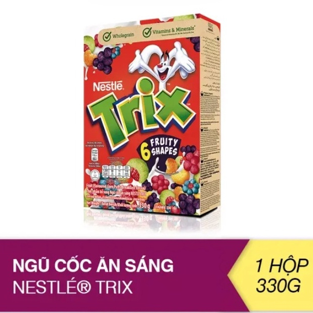 Bánh Ngũ Cốc Ăn Sáng Vị Trái Cây Nestle Trix Vị Trái Cây Hộp 330G