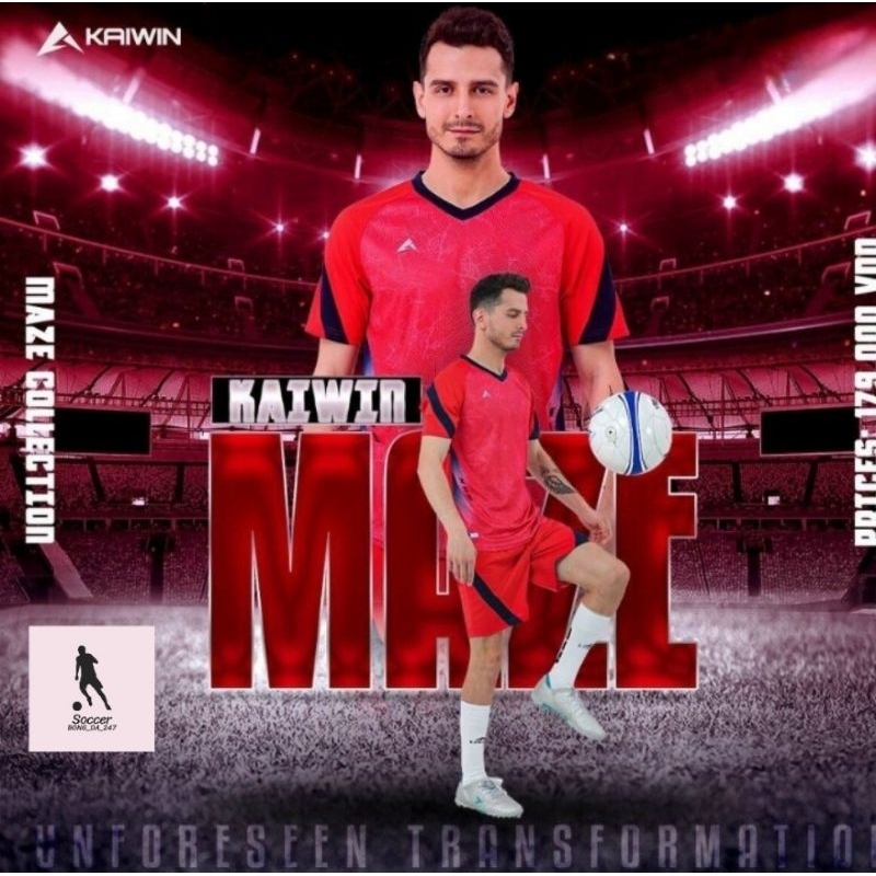 BỘ QUẦN ÁO BÓNG ĐÁ KAIWIN - MAZE