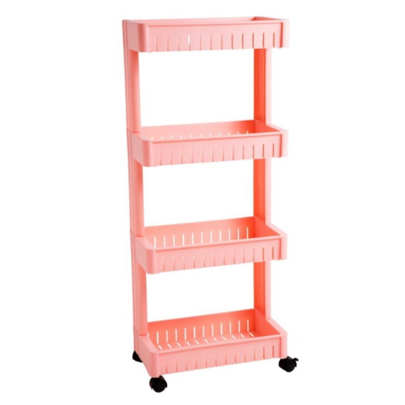 Kệ đa năng 4 tầng có bánh xe