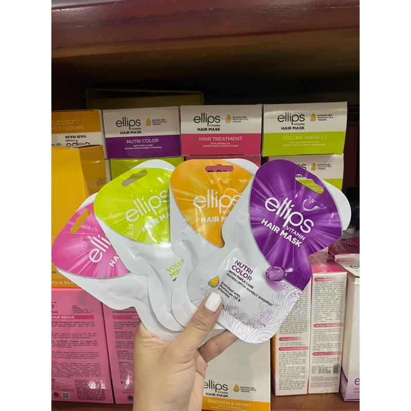 Kem ủ tóc Ellips gói 20g , keratin 18g