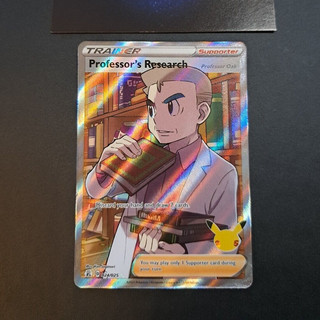 01 thẻ Pokemon TCG Professor's Research Celebrations 024/025 Holo Ultra Rare