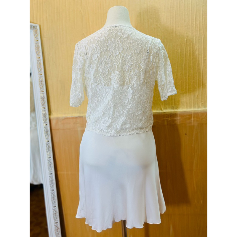 Áo khoác ren lửng cute - size S,M - mùa hè, che bắp tay - SP227