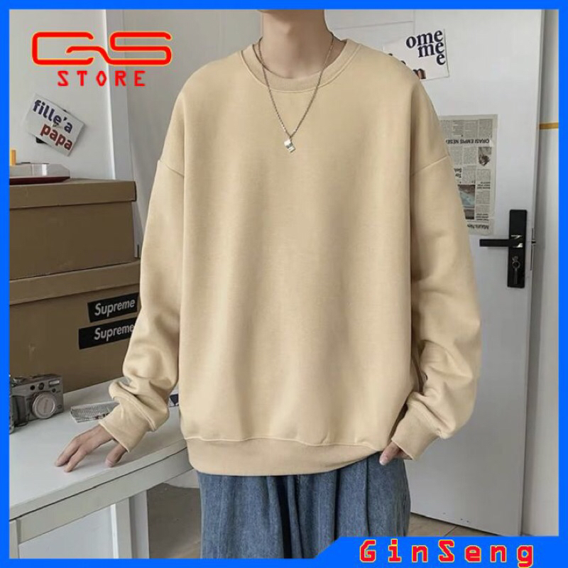 ÁO SWEATER TRƠN UNISEX NAM NỮ 14 MÀU