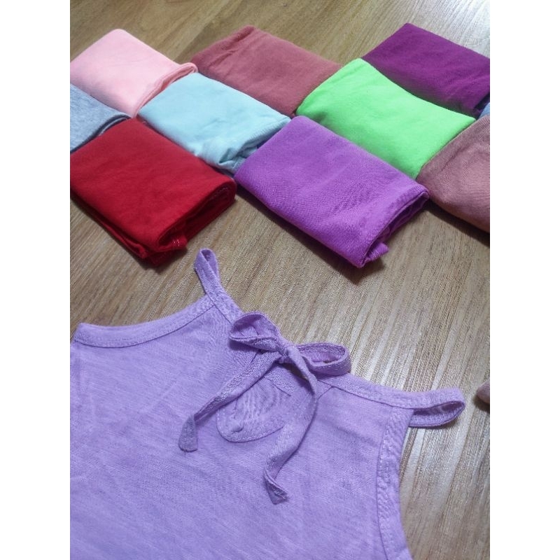 Áo hai dây Bé Gái Áo Thun Bé Gái Áo Phông Cộc Tay Bé Gái 8-22kg Cotton Áo 2 Dây Bé Gái