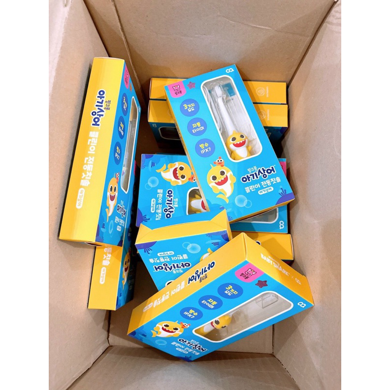 Bàn chải điện sóng âm Baby Shark - Pinkfong nội địa Hàn Quốc cho bé