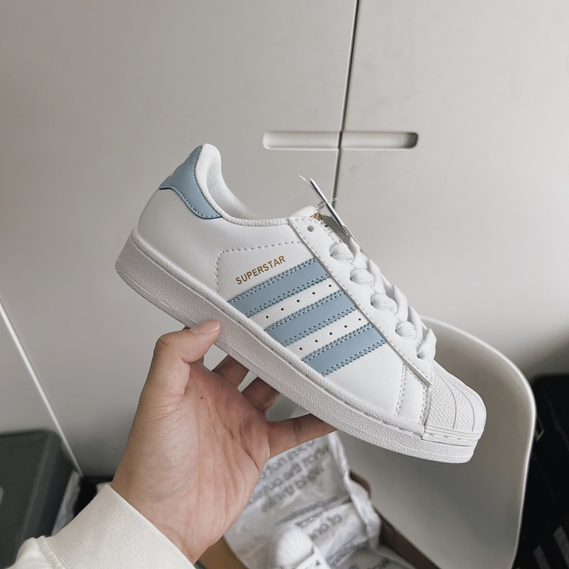 Giày Sneaker Adidat Superstar Baby Blue