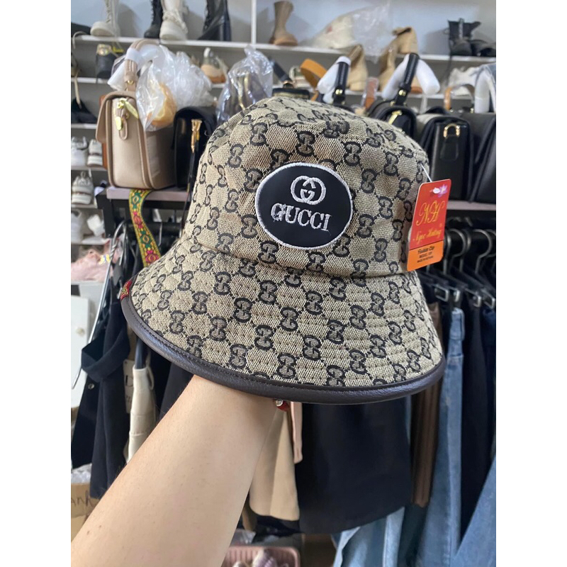 MŨ BUCKET GUCCI SÓI THỜI TRANG