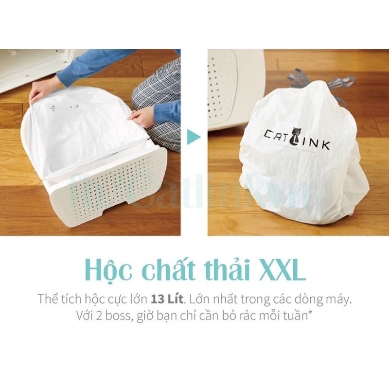 Máy vệ sinh tự động cho mèo Catlink Pro Standard nội địa