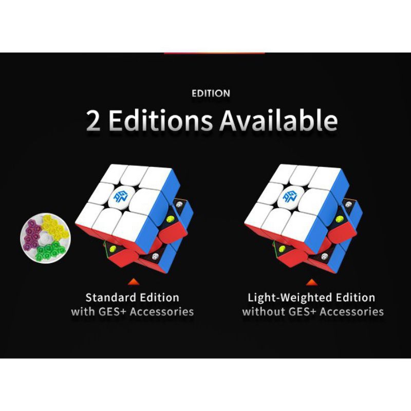 Rubik 3x3 Gan 356 M Có Nam Châm - Rubik Gan Hàng Chính Hãng