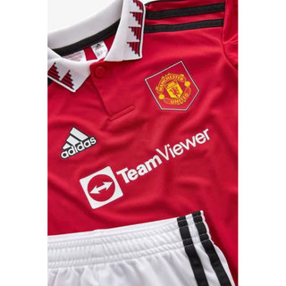 Bộ short Das thể thao MANCHESTER đỏ bé trai