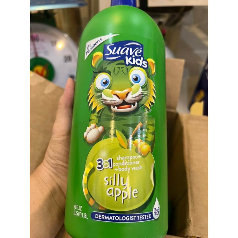 SỮA TẮM GỘI XẢ 3 in 1 CHO BÉ YÊU SUAVE KIDS