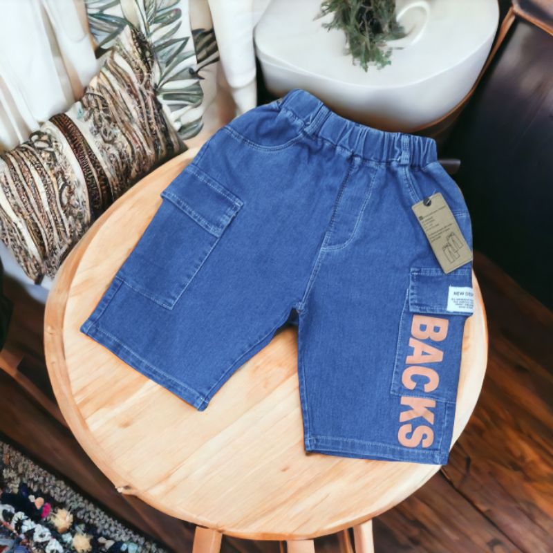 Quần jeans ngố  bé trai ,quần bò lửng bé trai túi hộp mềm, co giãn