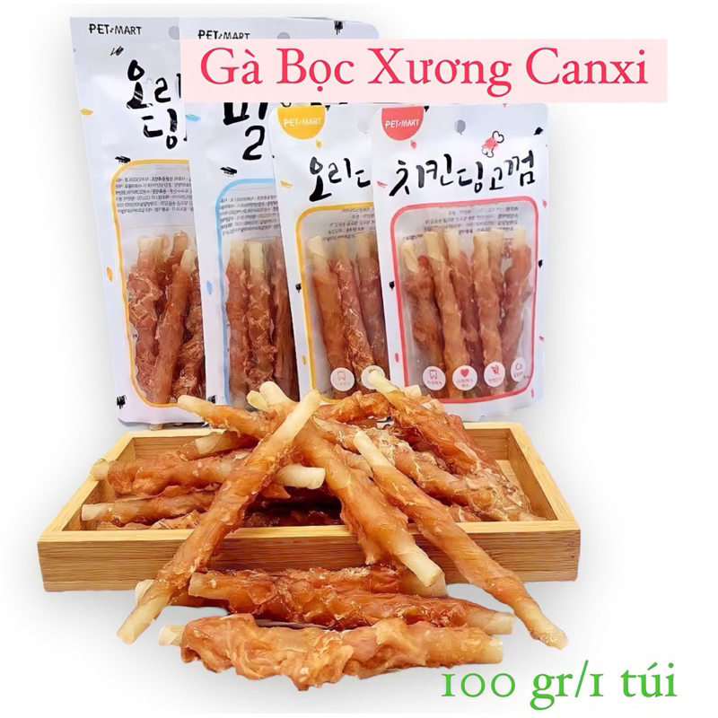 Đồ ăn vặt dành cho pet gói 100gr