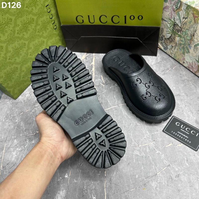 Sục Gc cao su Nam đế cao 5cm 2 màu đen be