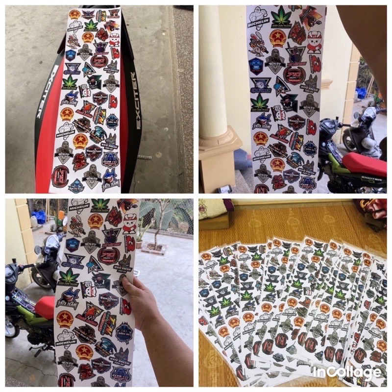 Tem Chế,Tem Ido,Tem Logo 43 Chi Tiết Trang Trí Xe Cực Đẹp.